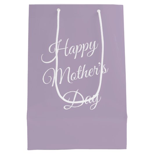 Mutter und Tochter in Wisteria Garden Mittlere Geschenktüte (Rückseite)