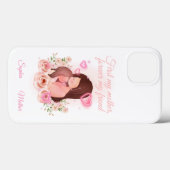 Mutter und Tochter, Individuelle Name Case-Mate iPhone Hülle (Rückseite (Horizontal))