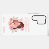 Mutter und Tochter, Individuelle Name Samsung Galaxy Hülle (Rückseite (Horizontal))