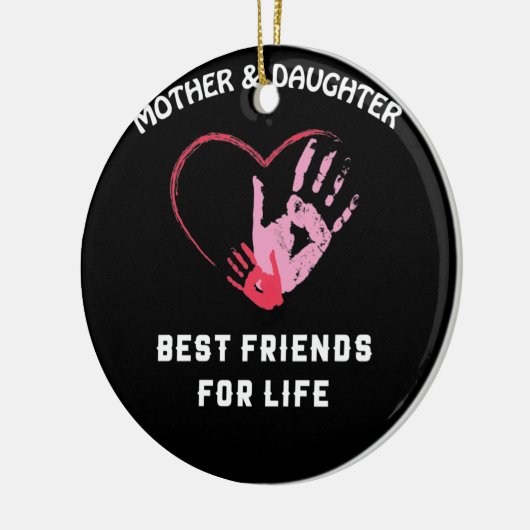 MUTTER UND TOCHTER KERAMIK ORNAMENT (Links)