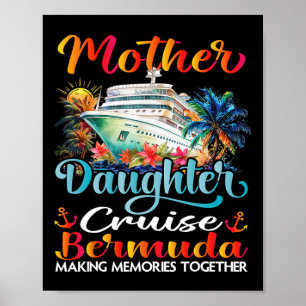 Mutter und Tochter Kreuzfahrt Bermuda 2025 Mom Dau Poster