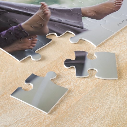 Mutter und Tochter lesen Geschichtenbuch Puzzle (Seite)