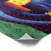 Mutter und Tochter Moderne Malerei Print Poster (Ecke)