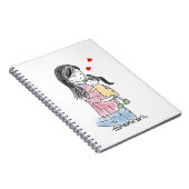 Mutter und Tochter Notizblock (Rechte Seite)