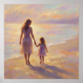 Mutter-und-Tochter-Plakat Poster (Vorne)