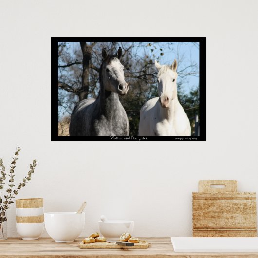 Mutter und Tochter Poster (Küche)