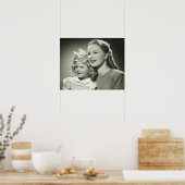 Mutter und Tochter Poster (Küche)