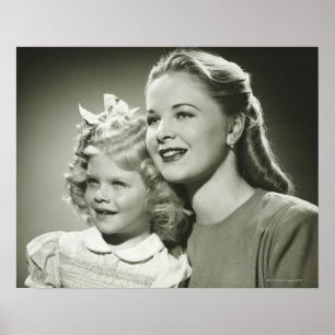 Mutter und Tochter Poster