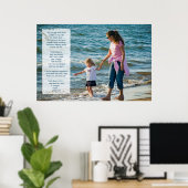 Mutter und Tochter Poster (Heimbüro)