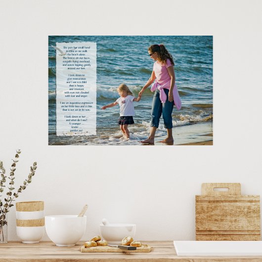 Mutter und Tochter Poster (Küche)