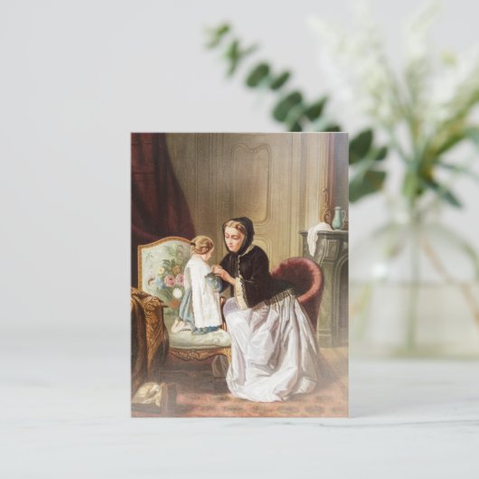 Mutter und Tochter Postkarte (Stehend Vorderseite)