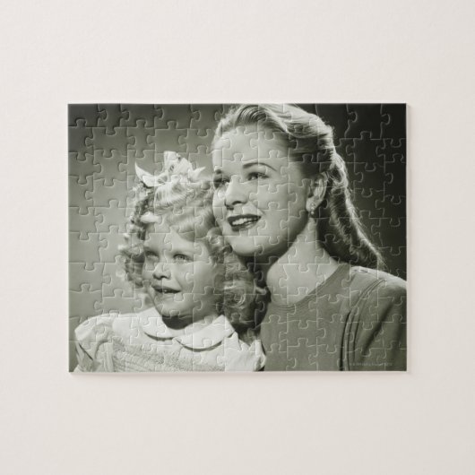 Mutter und Tochter Puzzle (Horizontal)