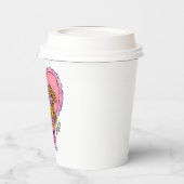 Mutter und Tochter Rabbit Papier Cups Babydusche Pappbecher (Links)