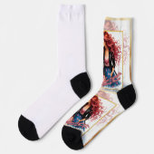 Mutter und Tochter Socken (Linkes Detail)
