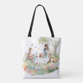 Mutter und Tochter-Tee-Party Tasche (Rückseite)