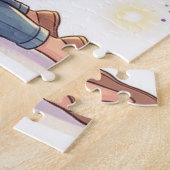 Mutter und Tochter umarmen Puzzle (Seite)