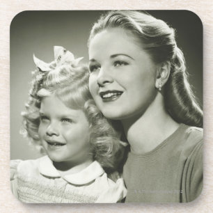 Mutter und Tochter Untersetzer