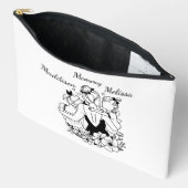 Mutter und Tochter verbinden Kunst mit Namen Zubehörtasche (Offen)