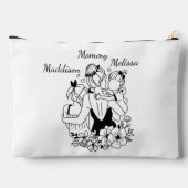 Mutter und Tochter verbinden Kunst mit Namen Zubehörtasche (Rückseite)