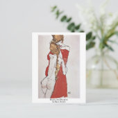 Mutter und Tochter von Egon Schiele Postkarte (Stehend Vorderseite)