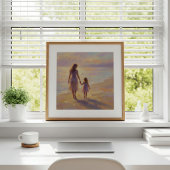 Mutter-und-Tochter-Wandkunst Poster