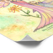 Mutter und Tochter Wasserfarben Malerei Poster (Ecke)