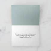 Mutter und Tochter zum Geburtstag der Mama Karte (Innenseite)