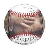 Mutter und Vater Tag Baseball (Rückseite)