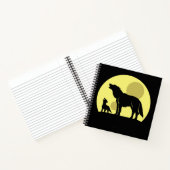 Mutter und Wolf Pup Notizblock (Innenseite)