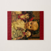 Mutter und Zwillinge Puzzle (Horizontal)