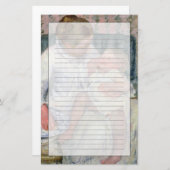 Mutter ungefähr, zum ihres schläfrigen Kindes, Briefpapier (Vorne/Hinten)