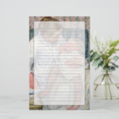 Mutter ungefähr, zum ihres schläfrigen Kindes, Briefpapier (Stehend Vorderseite)