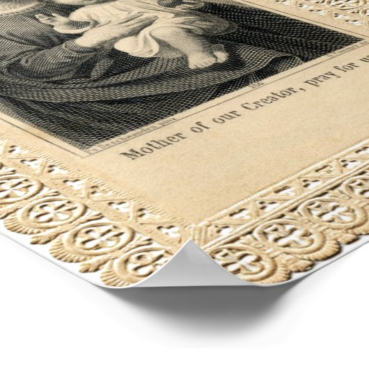 Mutter unseres Schöpfers Poster (Ecke)