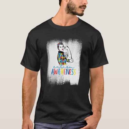 Mutter Unzerbrechliches Autismus-Bewusstsein T-Shirt (Vorderseite)
