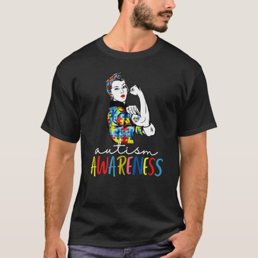 Mutter Unzerbrechliches Autismus-Bewusstsein T-Shirt (Vorderseite)