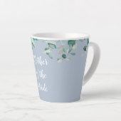Mutter Vater der Braut Personalisiert Dusty Blue Milchtasse (Rechte Ecke)