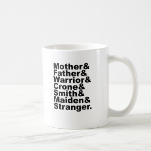Mutter & Vater & Krieger & Ahnin & Schmied & Mädch Kaffeetasse