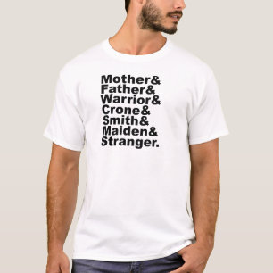 Mutter & Vater & Krieger & Ahnin & Schmied & Mädch T-Shirt