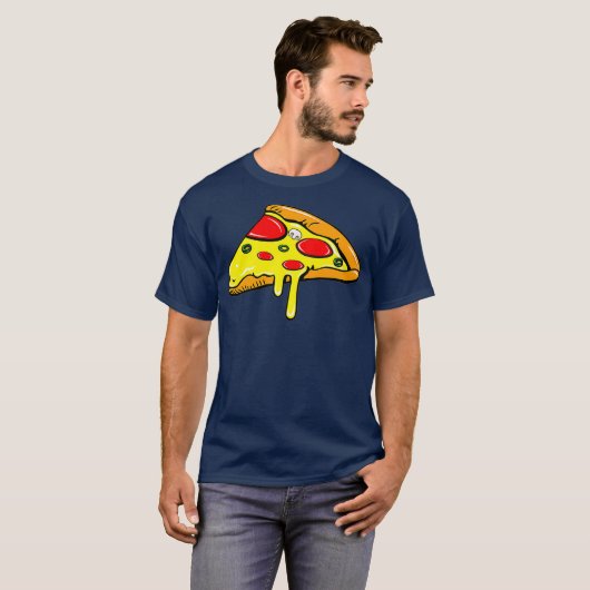 Mutter Vater Son Tochter Pizza Slice Matching T-Shirt (Vorne ganz)