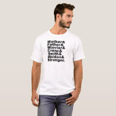 Mutter & Vater & Warrior & Krone & Smith & Maiden T-Shirt (Vorne ganz)