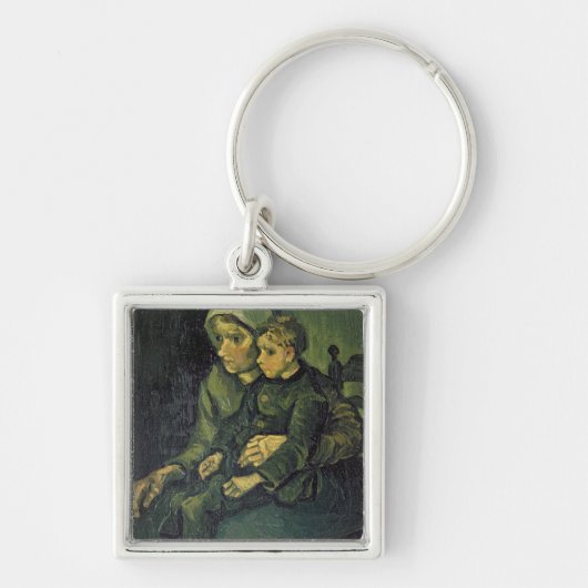 Mutter Vincent van Goghs | und Kind, 1885 Schlüsselanhänger (Vorne)