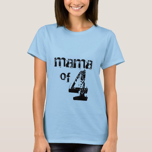 Mutter von 4 T-Shirt (Vorderseite)