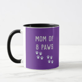 Mutter von 8 Pfoten Tasse