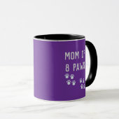 Mutter von 8 Pfoten Tasse (VorderseiteRechts)