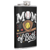 Mutter von beiden Spieltag Baseball Softball  Flachmann (Rechts)