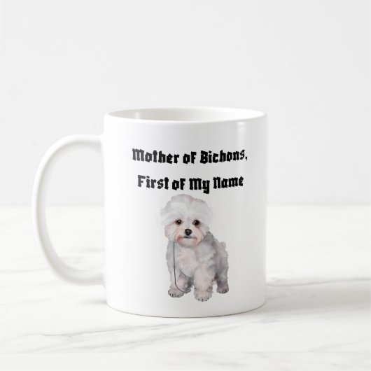 Mutter von Bichons, Vorname Kaffeetasse (Links)
