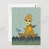 Mutter von Bienen Postkarte (Vorne/Hinten)