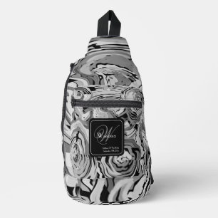 Mutter von Bride-Geschenk Moderne Muster Chic Mono Crossbody Bag