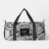 Mutter von bride Geschenk Stilvolles Muster Chic M Duffle Bag (Vorderseite)