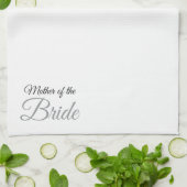 Mutter von Bride Script Gray Handtuch (Gefaltet)